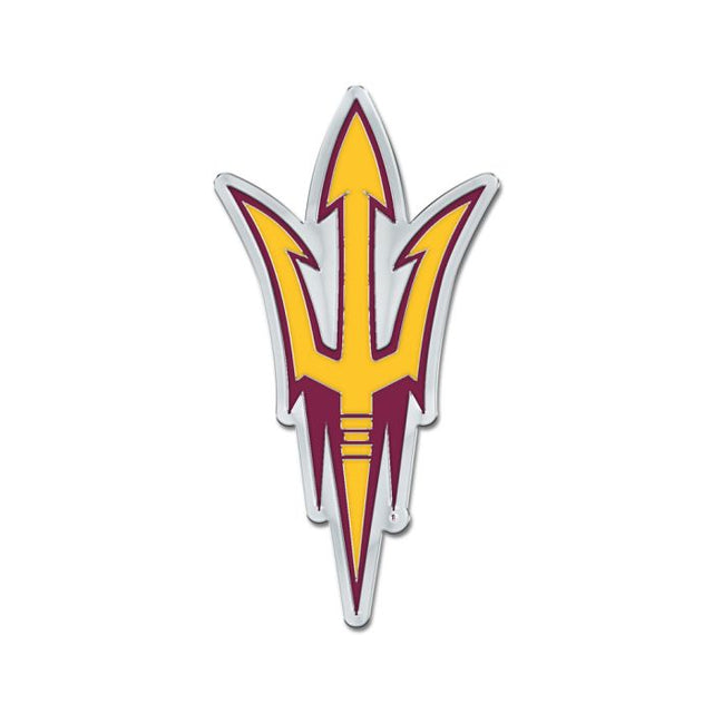 Arizona State Sun Devils Colored Chrome Free Form Auto Emblem