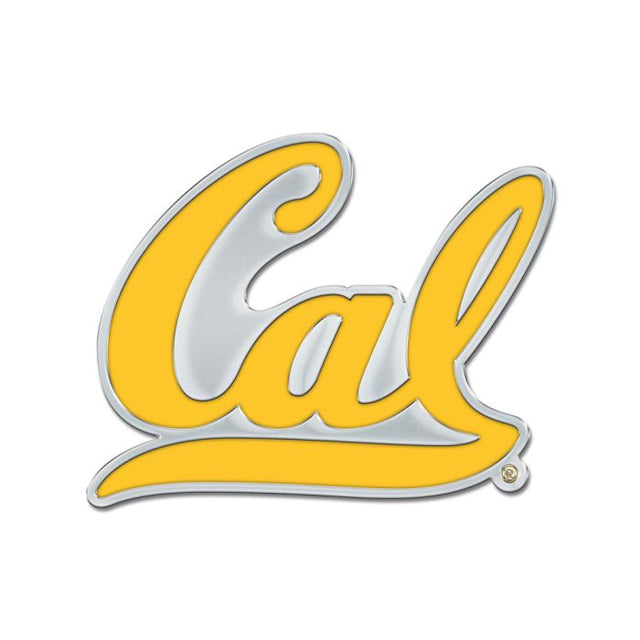 California Golden Bears Colored Chrome Free Form Auto Emblem