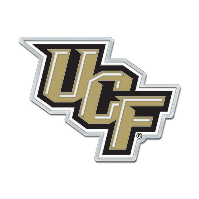 UCF Knights Colored Chrome Free Form Auto Emblem