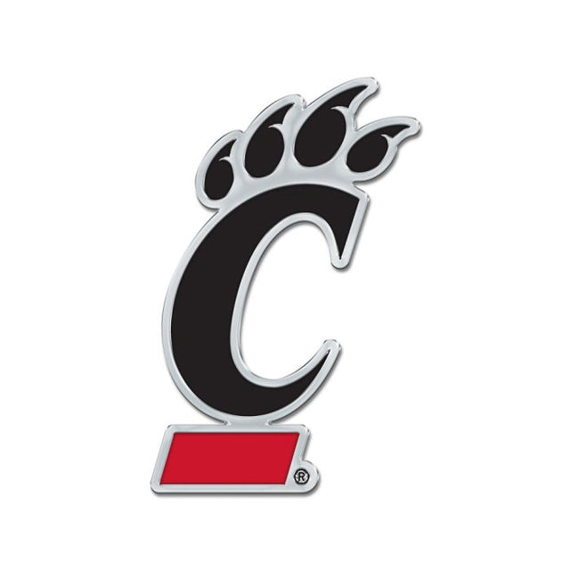 Emblema para automóvil de forma libre cromado de color de los Cincinnati Bearcats