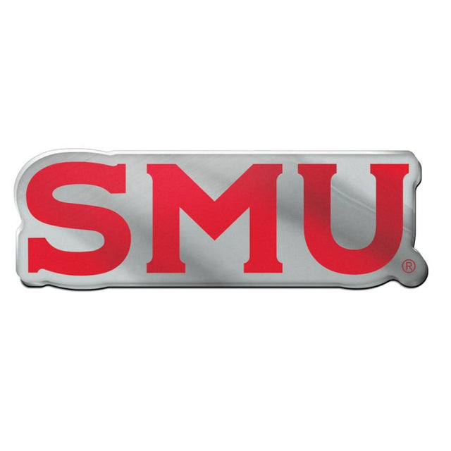 Southern Methodist Mustangs Acrylic Auto Emblem