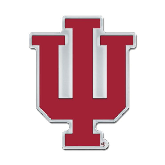 Emblema para automóvil de forma libre en cromo de color de Indiana Hoosiers