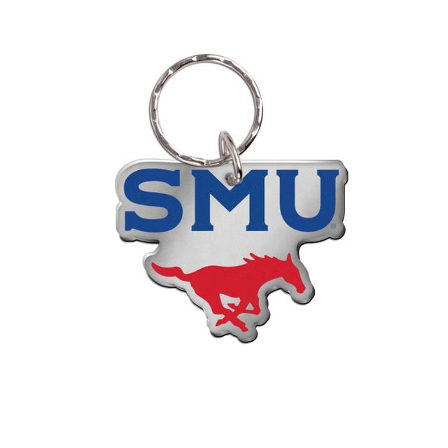 Southern Methodist Mustangs Keychain Freeform