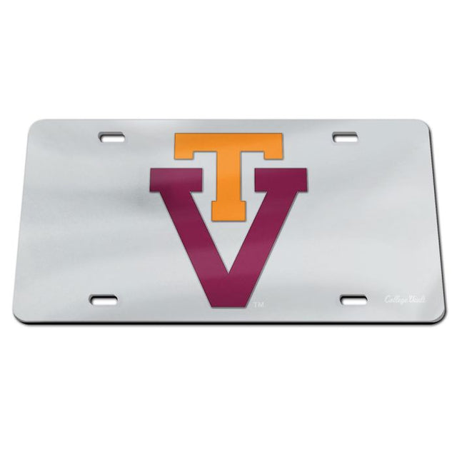 Placas de matrícula clásicas de acrílico de Virginia Tech Hokies/College Vault