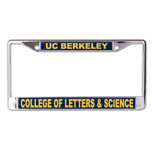 California Golden Bears COLLEGE OF LETTERS &amp; SCIENCE Lic Plt Frame S/L Printed