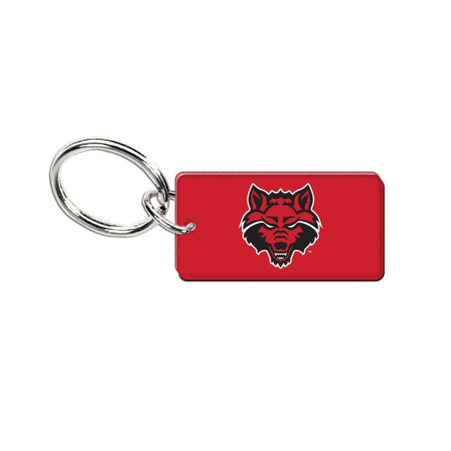 Arkansas State Red Wolves Keychain Rectangle