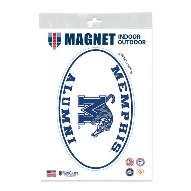 Imanes para exteriores de exalumnos de Memphis Tigers, 5" x 7"