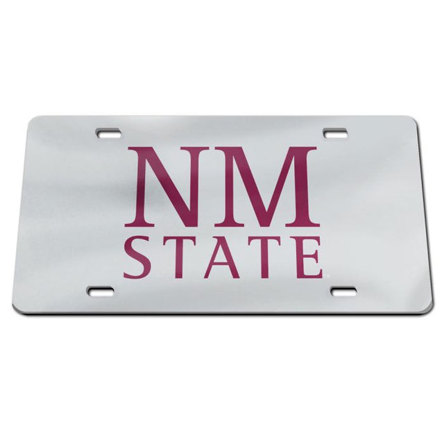 Placas de matrícula clásicas de acrílico de New Mexico State Aggies