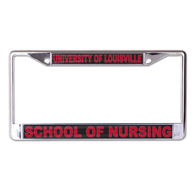 Louisville Cardinals SCHOOL OF NURSING Lic Plt Frame S/L Printed