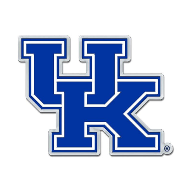 Emblema para automóvil de forma libre en cromo de color de Kentucky Wildcats