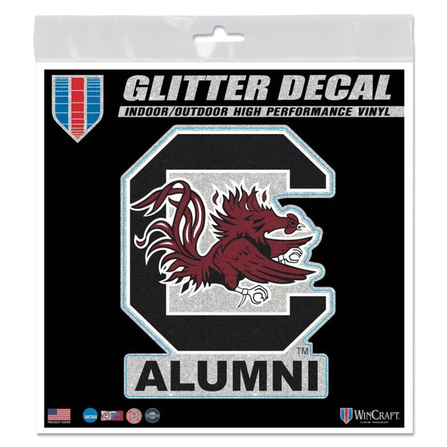 South Carolina Gamecocks ALUMNI Decal Glitter 6" x 6"