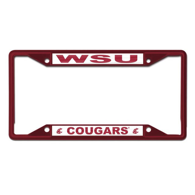 Washington State Cougars Lic Plt Frame S/S