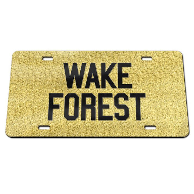 Wake Forest Demon Deacons Specialty Acrylic License Plate