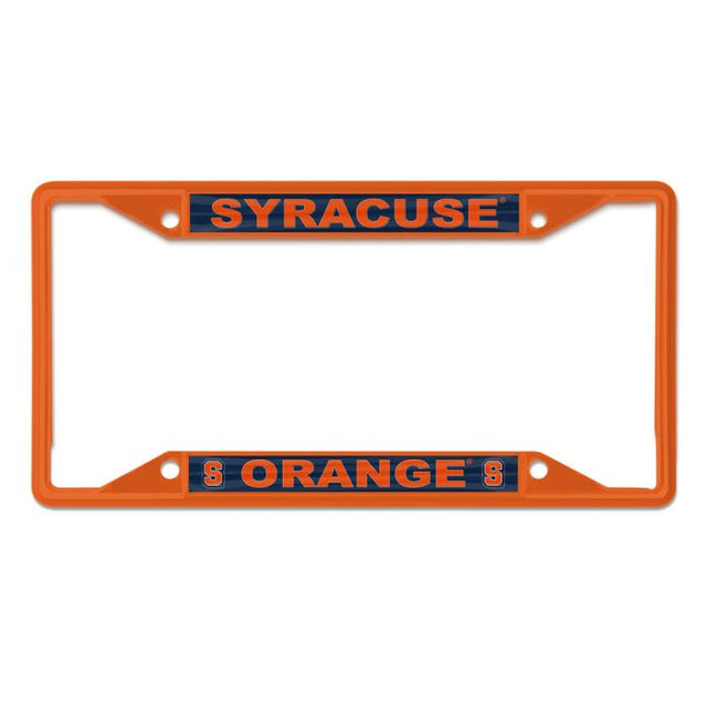 Syracuse Orange Lic Plt Frame S/S