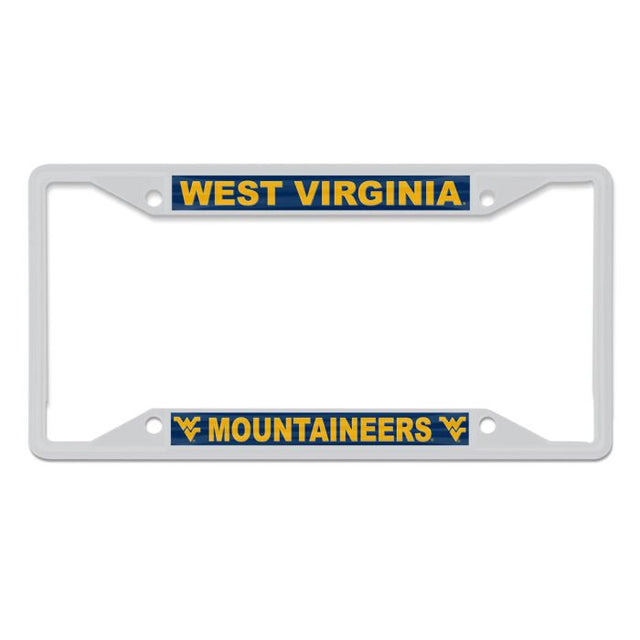 West Virginia Mountaineers Lic Plt Frame S/S