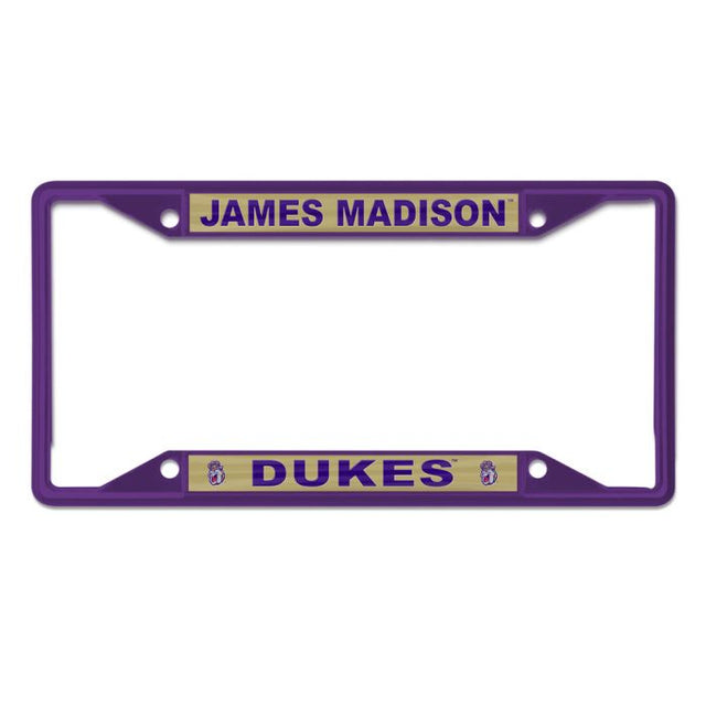 James Madison Dukes Lic Plt Frame S/S