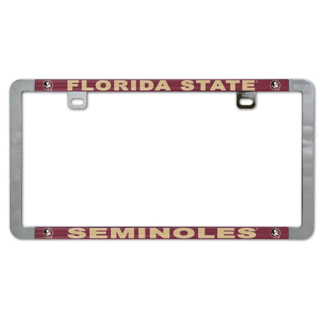 Florida State Seminoles Metal Lic. Plate Frame Slim