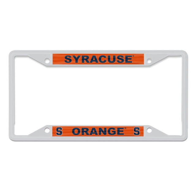 Syracuse Orange Lic Plt Frame S/S