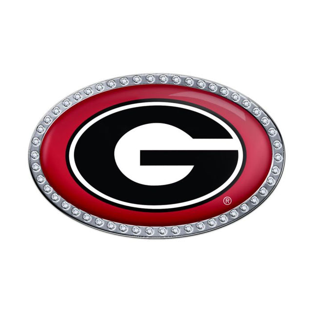 Georgia Bulldogs Chrome Metal Domed Emblem