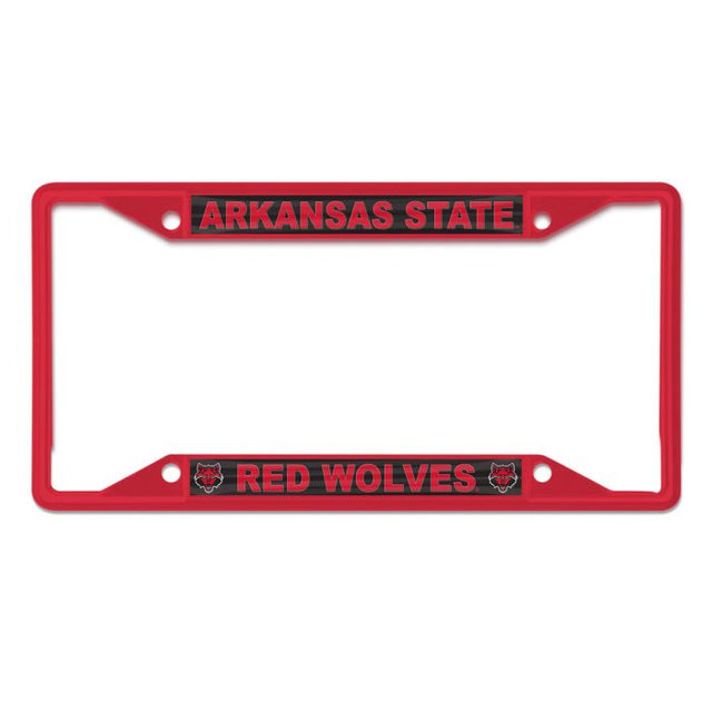 Arkansas State Red Wolves Lic Plt Frame S/S