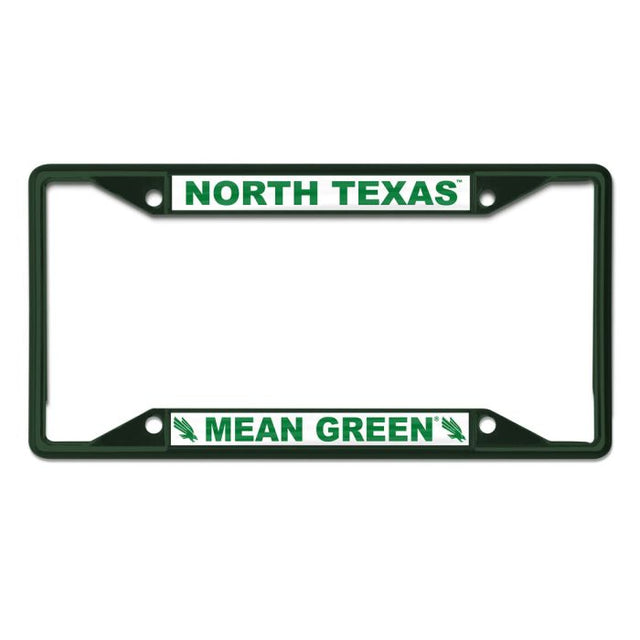 North Texas Mean Green Lic Plt Frame S/S