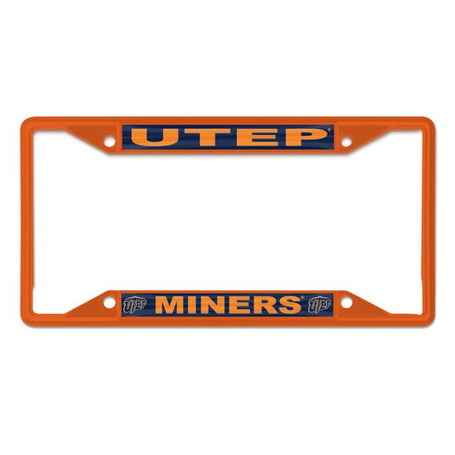 UTEP Miners Lic Plt Frame S/S