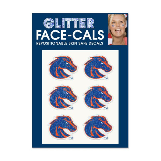 Boise State Broncos Glitter Tattoo 6 Pack