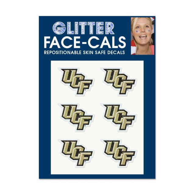 UCF Knights Glitter Tattoo 6 Pack