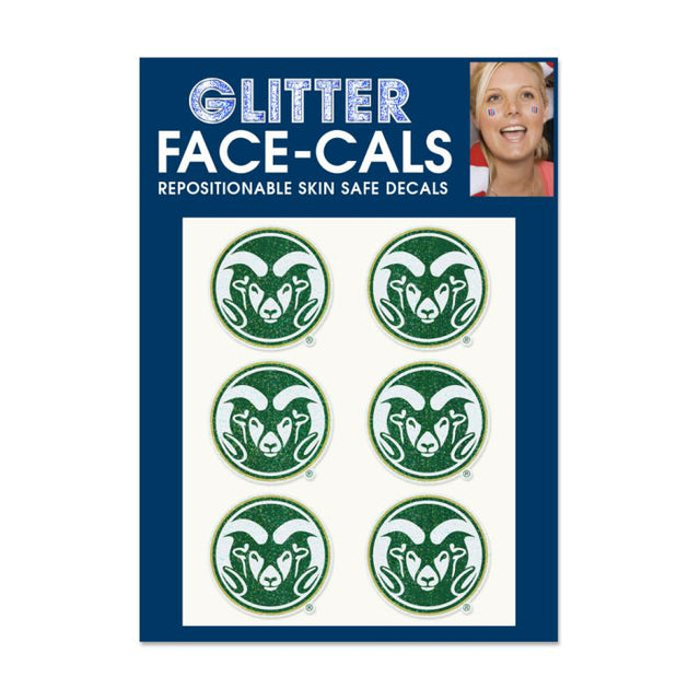 Colorado State Rams Glitter Tattoo 6 Pack