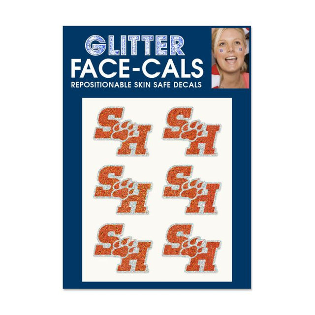 Sam Houston State Bearkats Glitter Tattoo 6 Pack