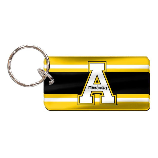 Llavero rectangular de los Appalachian State Mountaineers