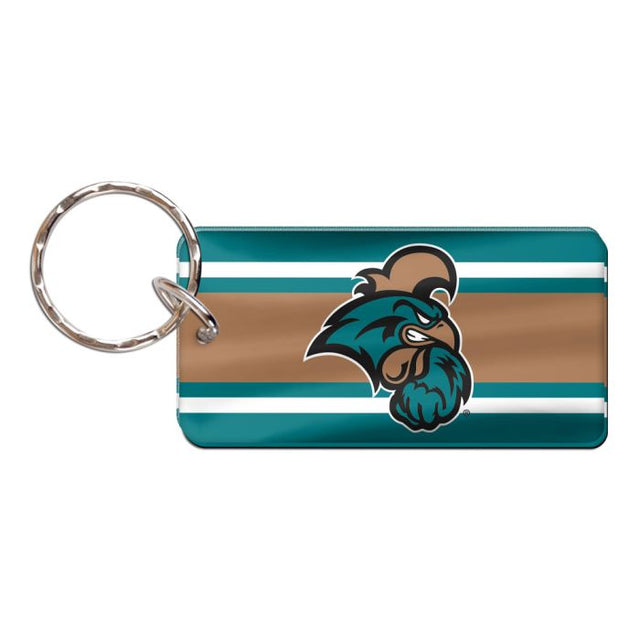 Llavero rectangular de los Coastal Carolina Chanticleers