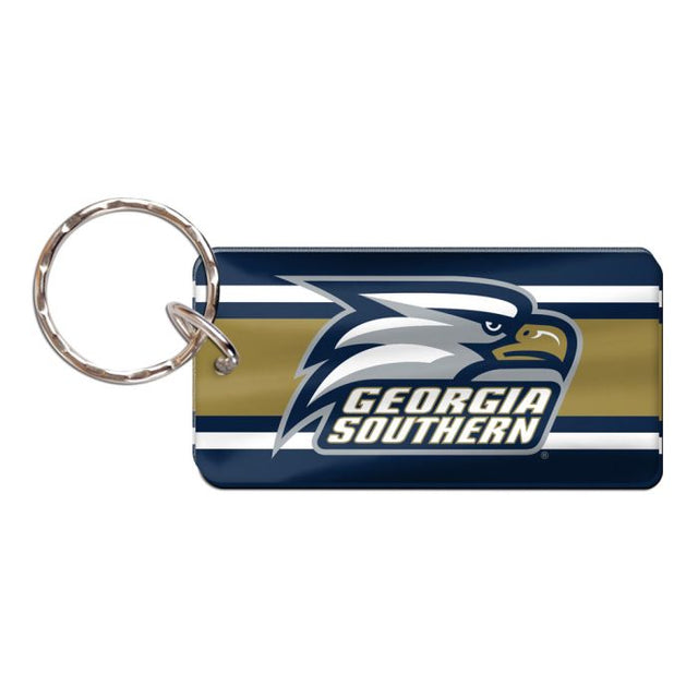 Llavero rectangular de Georgia Southern Eagles