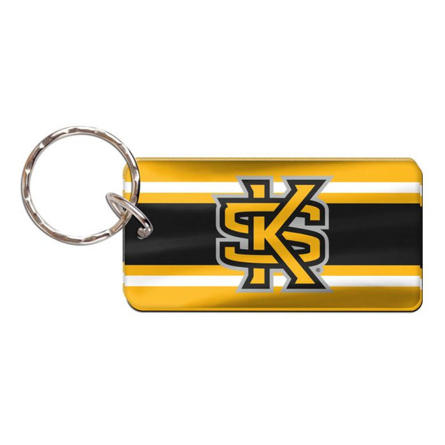 Llavero rectangular de los Kennesaw State Owls