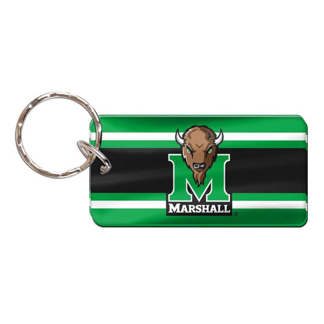 Llavero rectangular de Marshall Thundering Herd