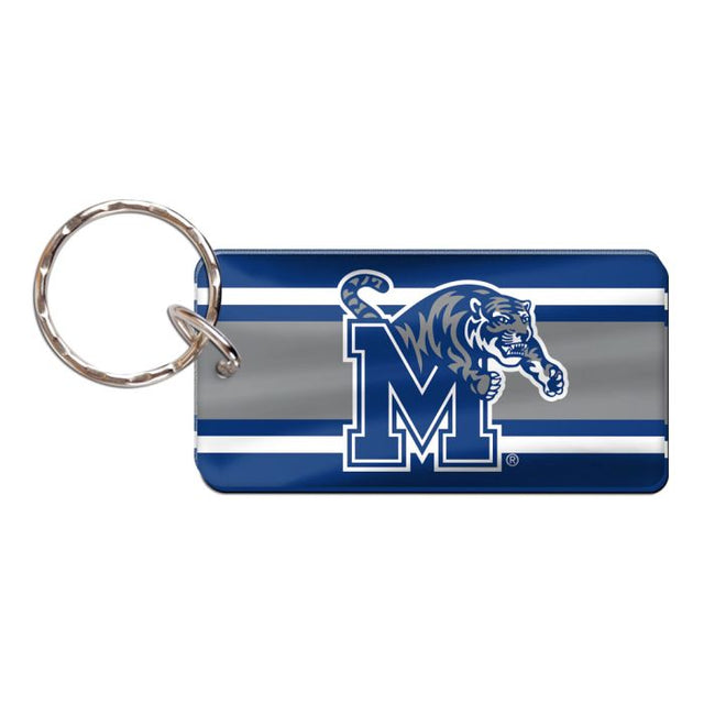 Llavero rectangular de los Memphis Tigers