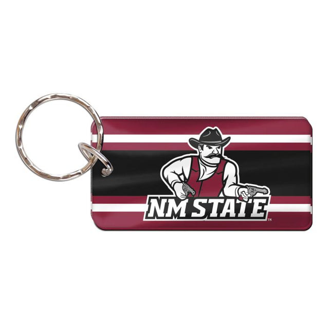 New Mexico State Aggies Keychain Rectangle