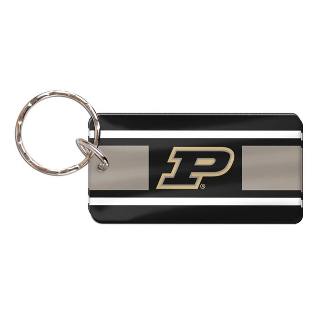 Llavero rectangular de los Purdue Boilermakers