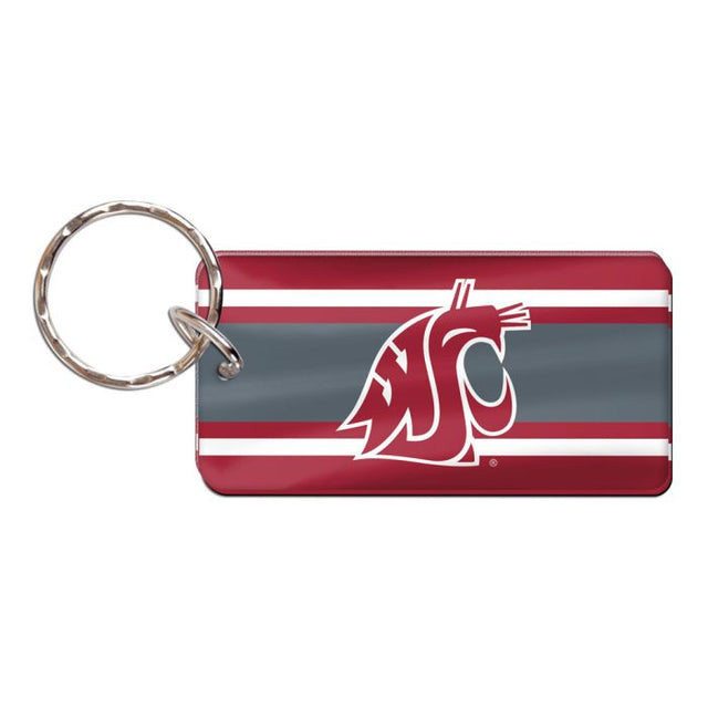 Washington State Cougars Keychain Rectangle