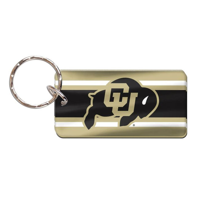 Llavero rectangular de los Colorado Buffaloes