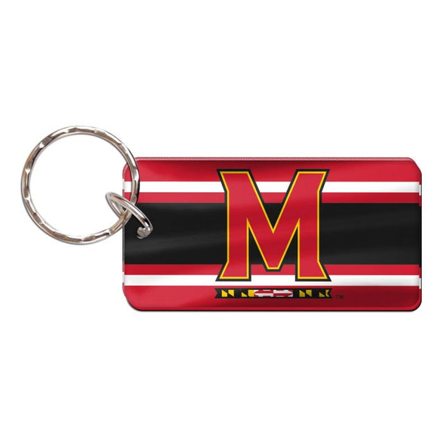 Maryland Terrapins Keychain Rectangle