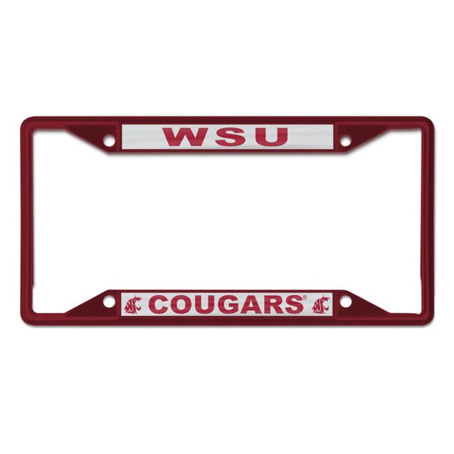 Washington State Cougars Lic Plt Frame S/S