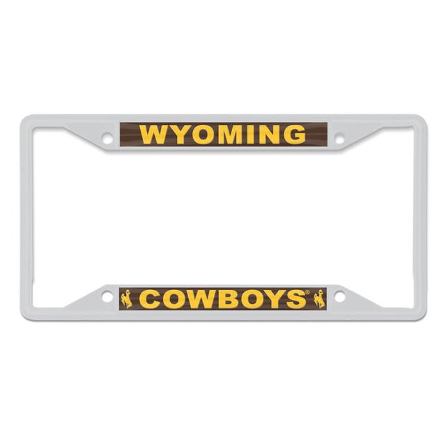 Wyoming Cowboys Lic Plt Frame S/S