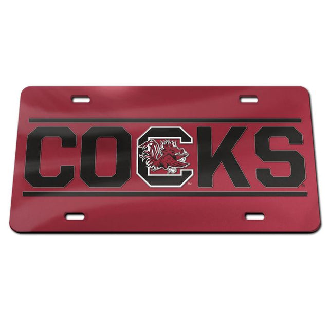 South Carolina Gamecocks Specialty Acrylic License Plate