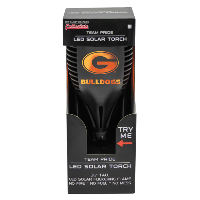 Antorcha solar LED de Georgia Bulldogs