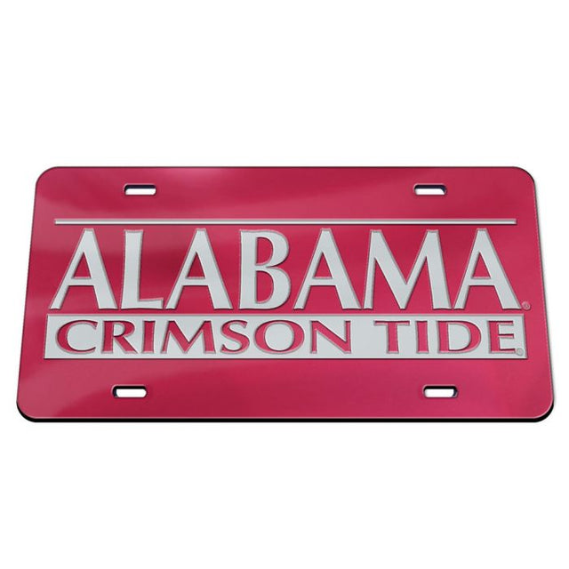 Matrícula acrílica especial Alabama Crimson Tide ALABAMA CRIMSON TIDE