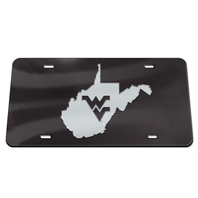 Matrícula acrílica especial de los Mountaineers de West Virginia