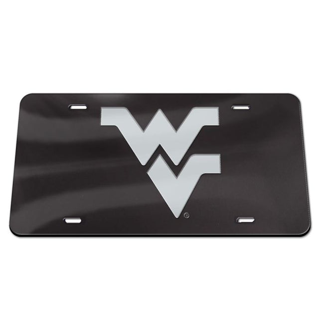 Placas de matrícula clásicas de acrílico de los Mountaineers de West Virginia