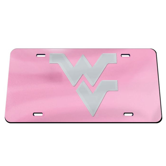 Placas de matrícula clásicas de acrílico de los Mountaineers de West Virginia