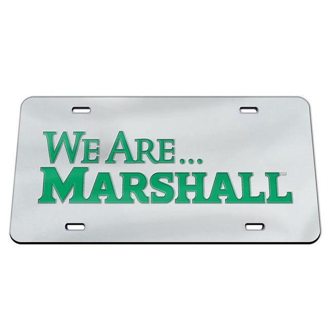 Placas de matrícula clásicas de acrílico de Marshall Thundering Herd